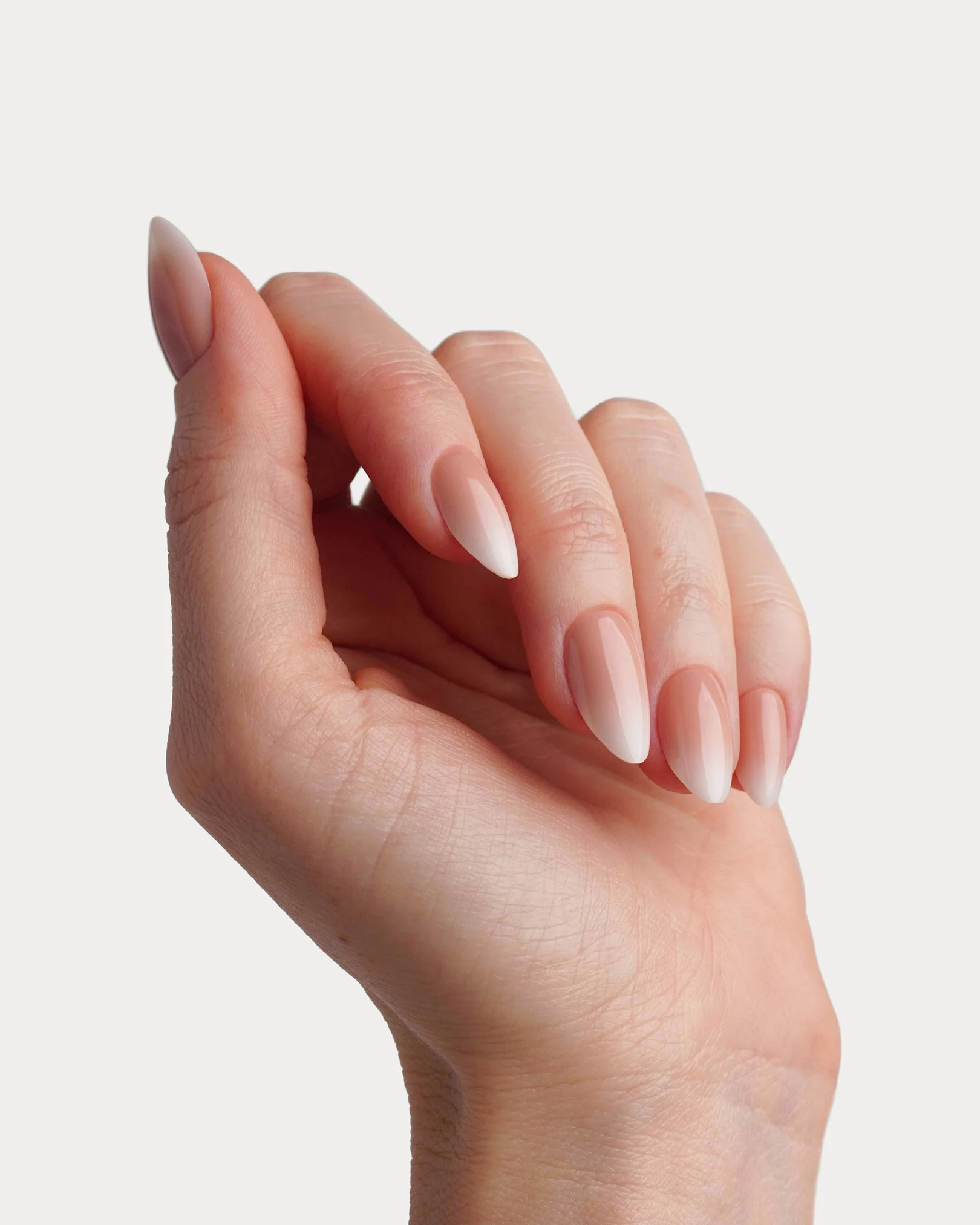 Babyboomer Short Almond Soft Gel Press Ons - Image 4