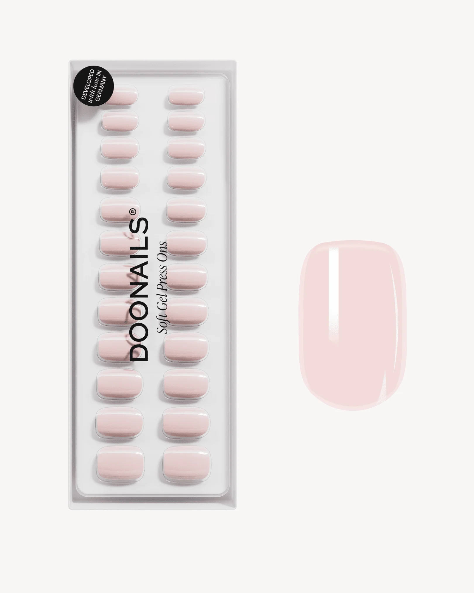 Ballerina Short Square Soft Gel Press Ons