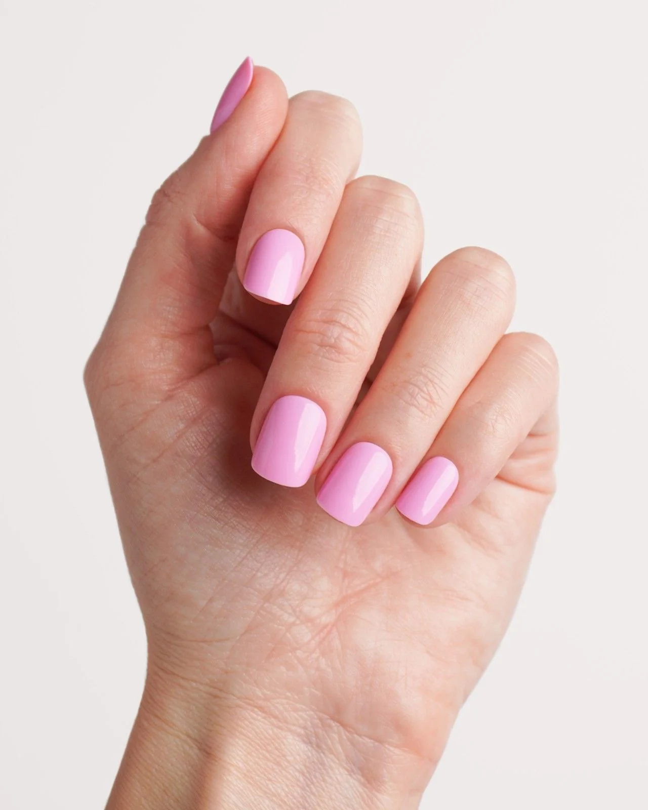 Barbie Girl Extra Short Square Soft Gel Press Ons - Image 4