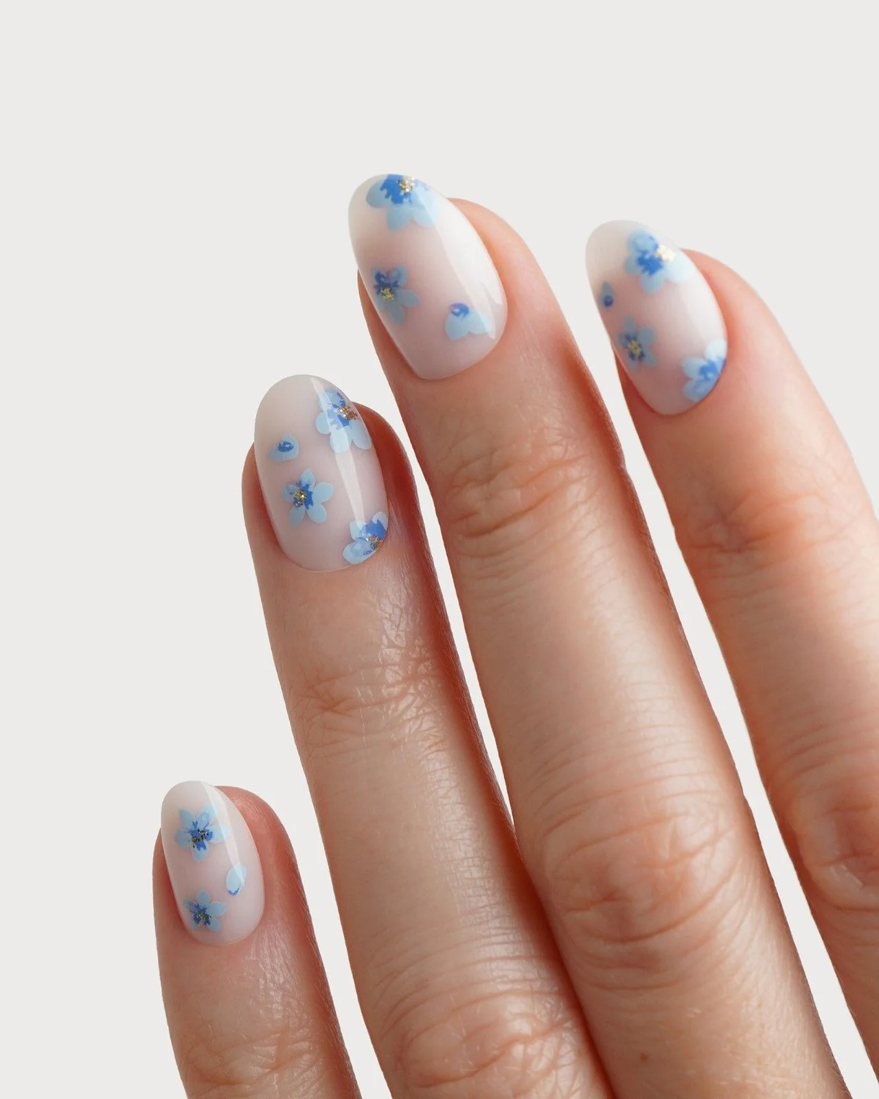 Limited Edition Blossom Babe Short Round Soft Gel Press Ons - Image 2