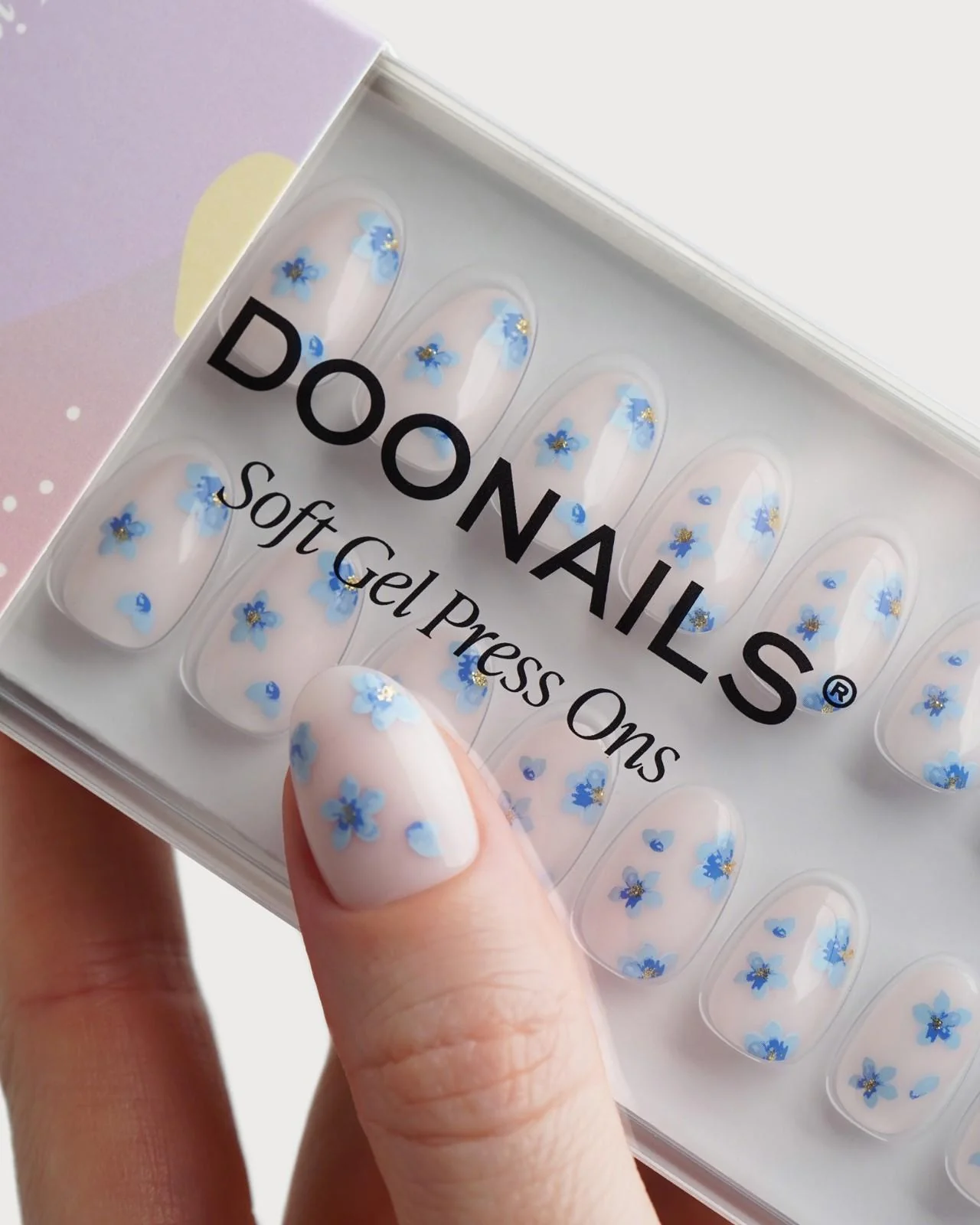 Limited Edition Blossom Babe Short Round Soft Gel Press Ons - Image 5
