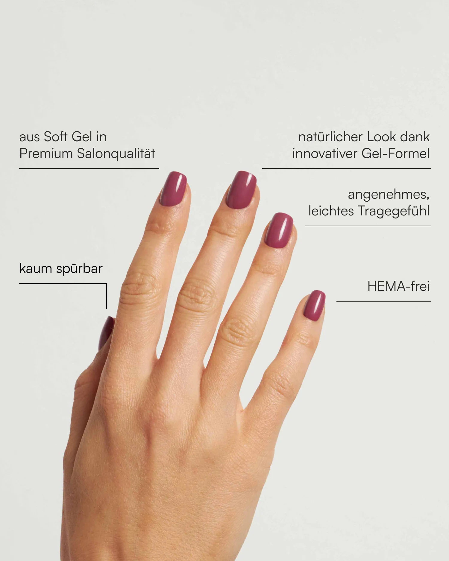 Bubblegum Short Square Soft Gel Press Ons - Image 3
