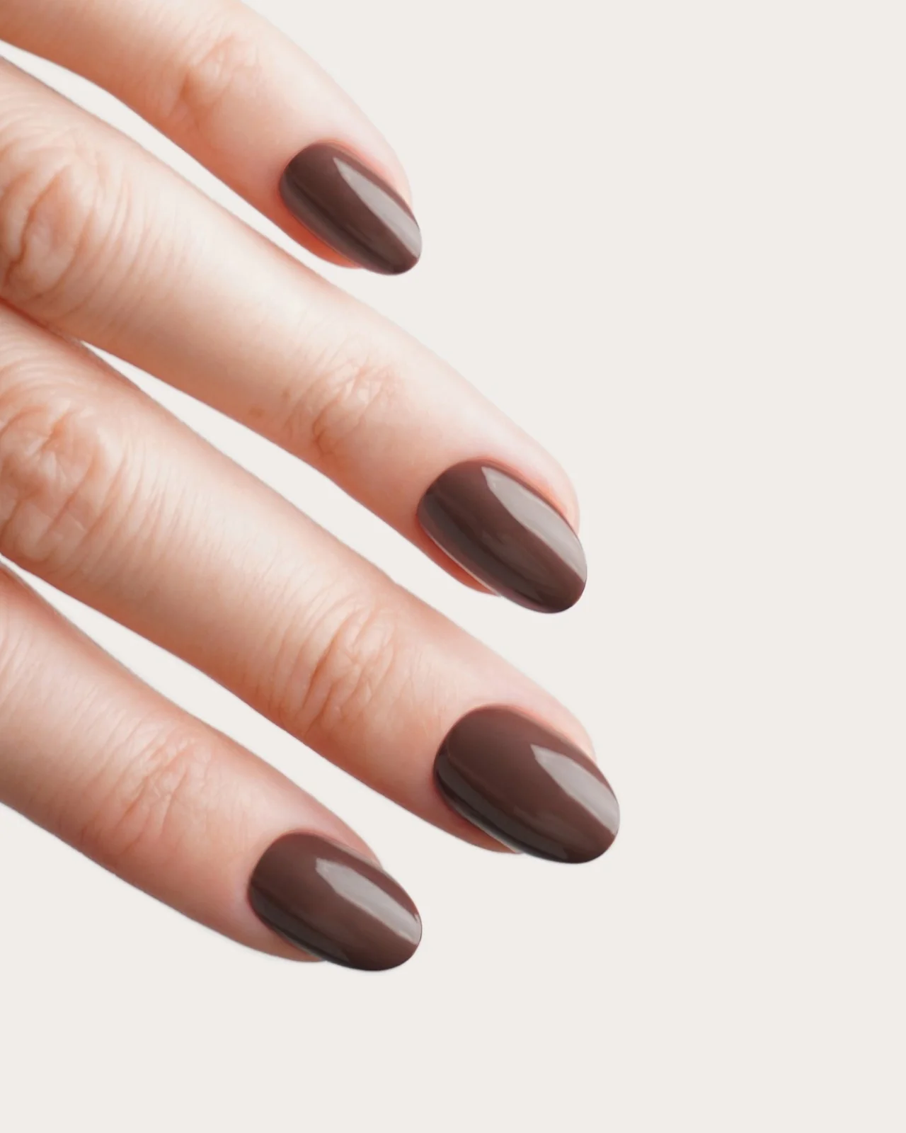 Cafe Noir Short Round Soft Gel Press Ons - Image 2