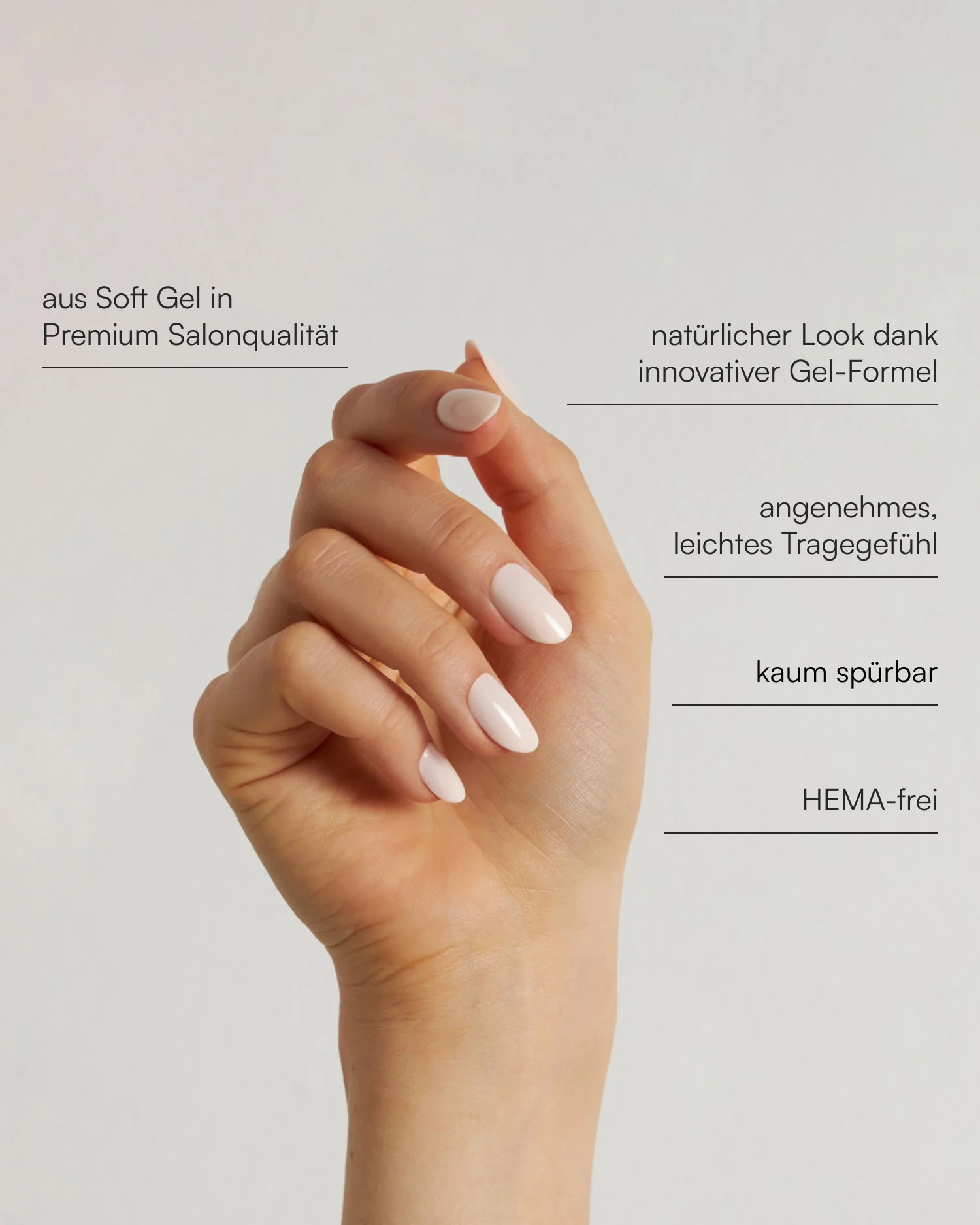 Cheesecake Medium Round Soft Gel Press Ons - Image 3