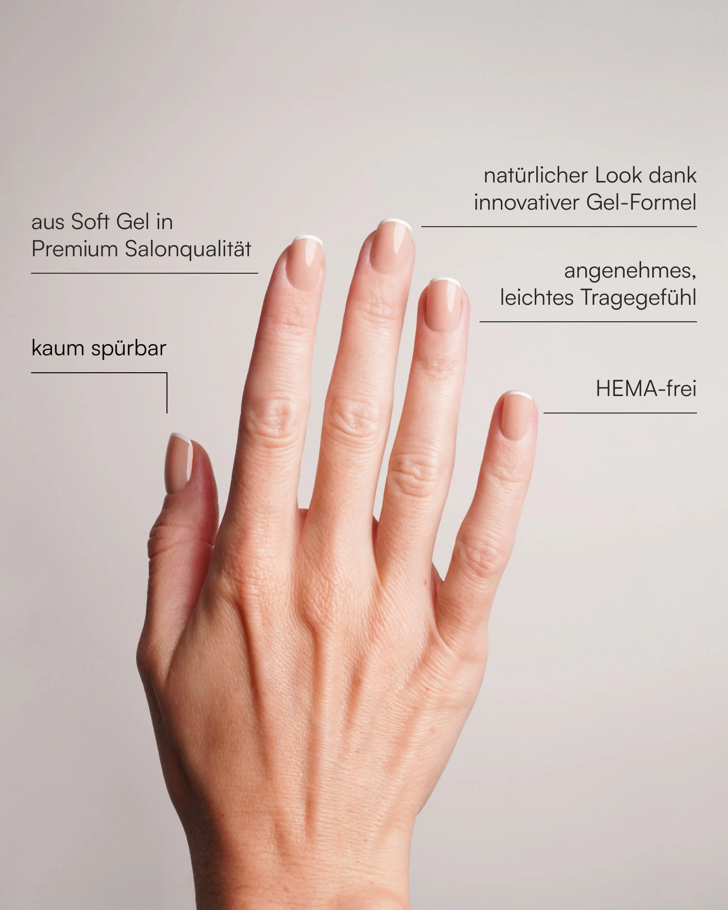 Classic French Extra Short Square Soft Gel Press Ons - Image 3