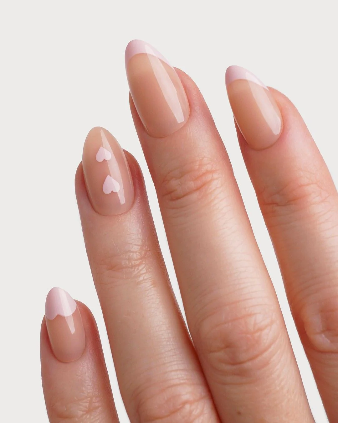 Flirty French Short Almond Soft Gel Press Ons - Image 2