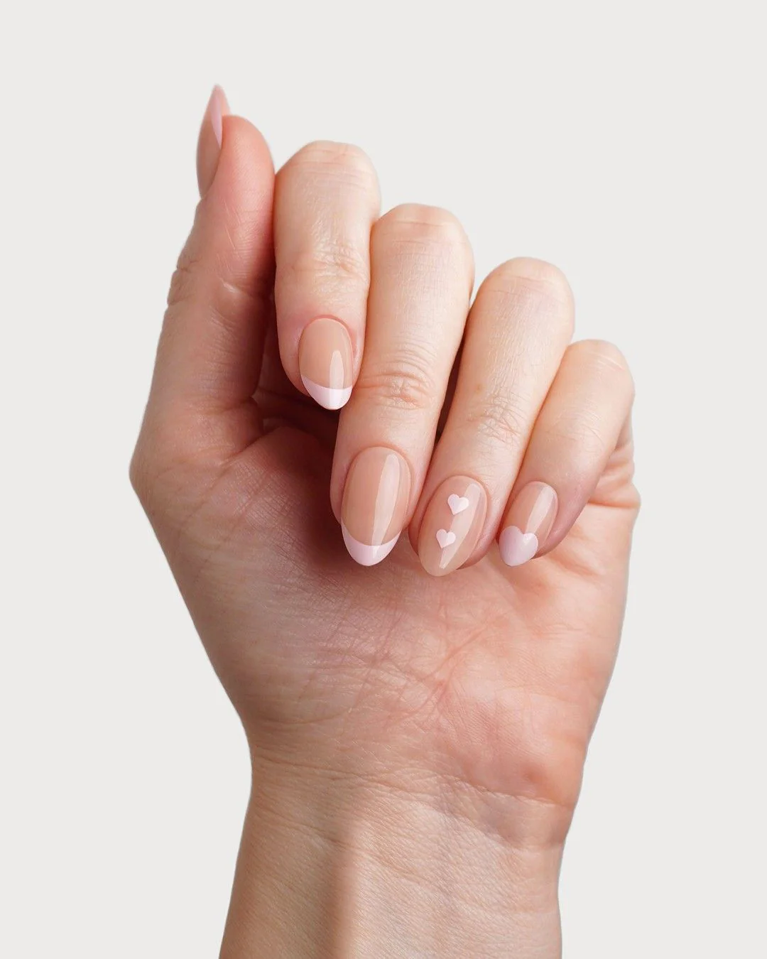 Flirty French Short Almond Soft Gel Press Ons - Image 4