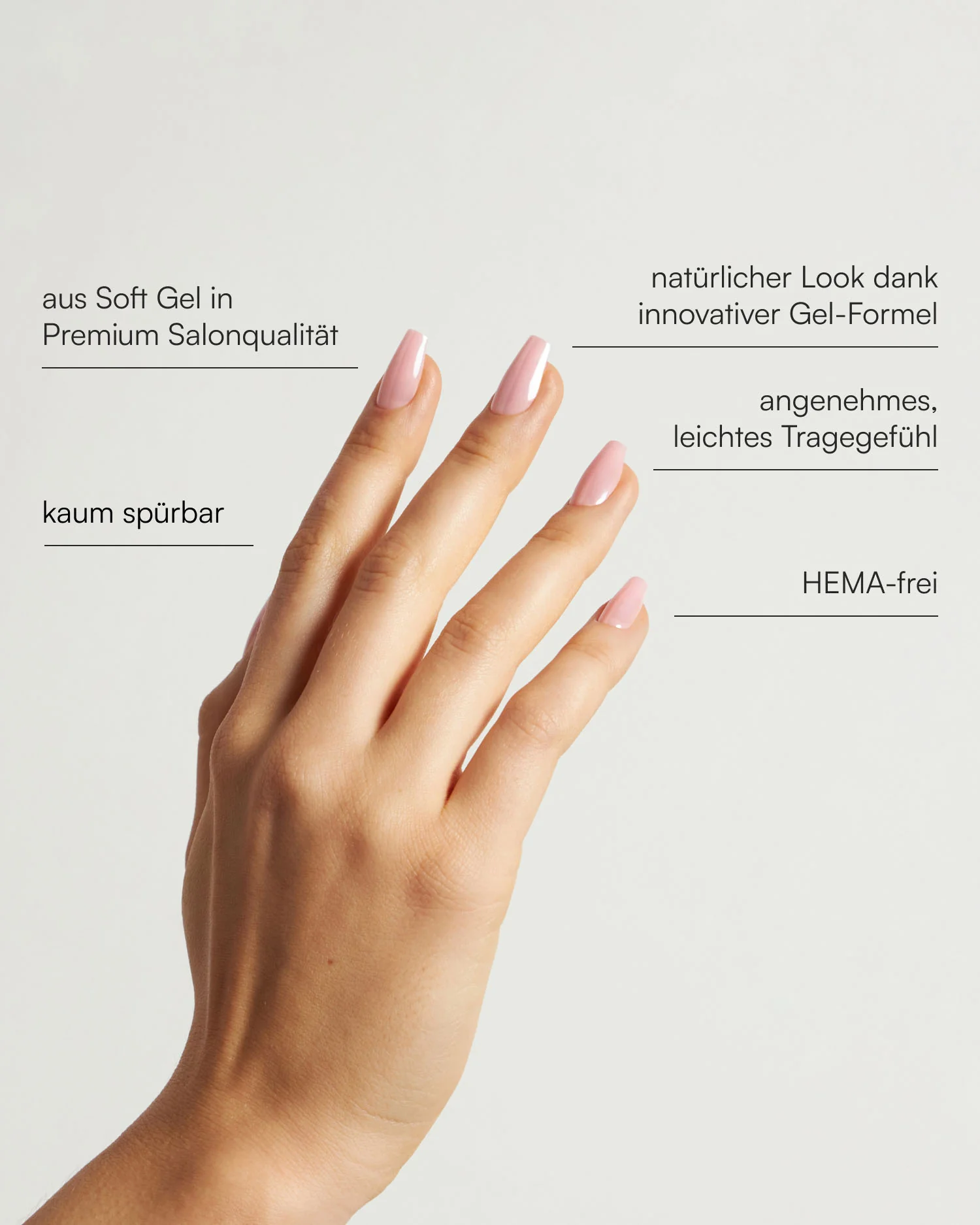 Jetset Short Coffin Soft Gel Press Ons - Image 3