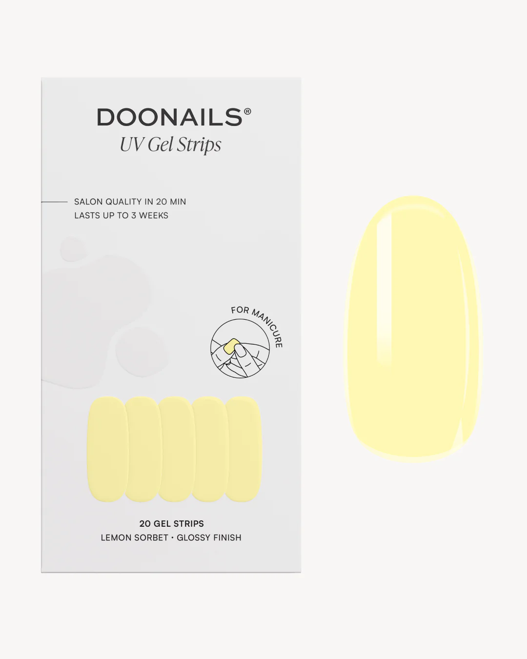 Lemon Sorbet Gel Strips