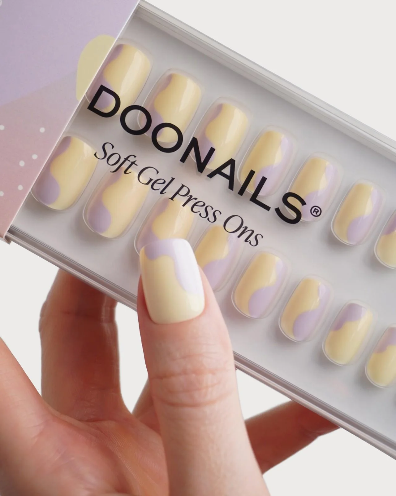 Limited Edition Pastel Pop Short Square Soft Gel Press Ons - Image 5