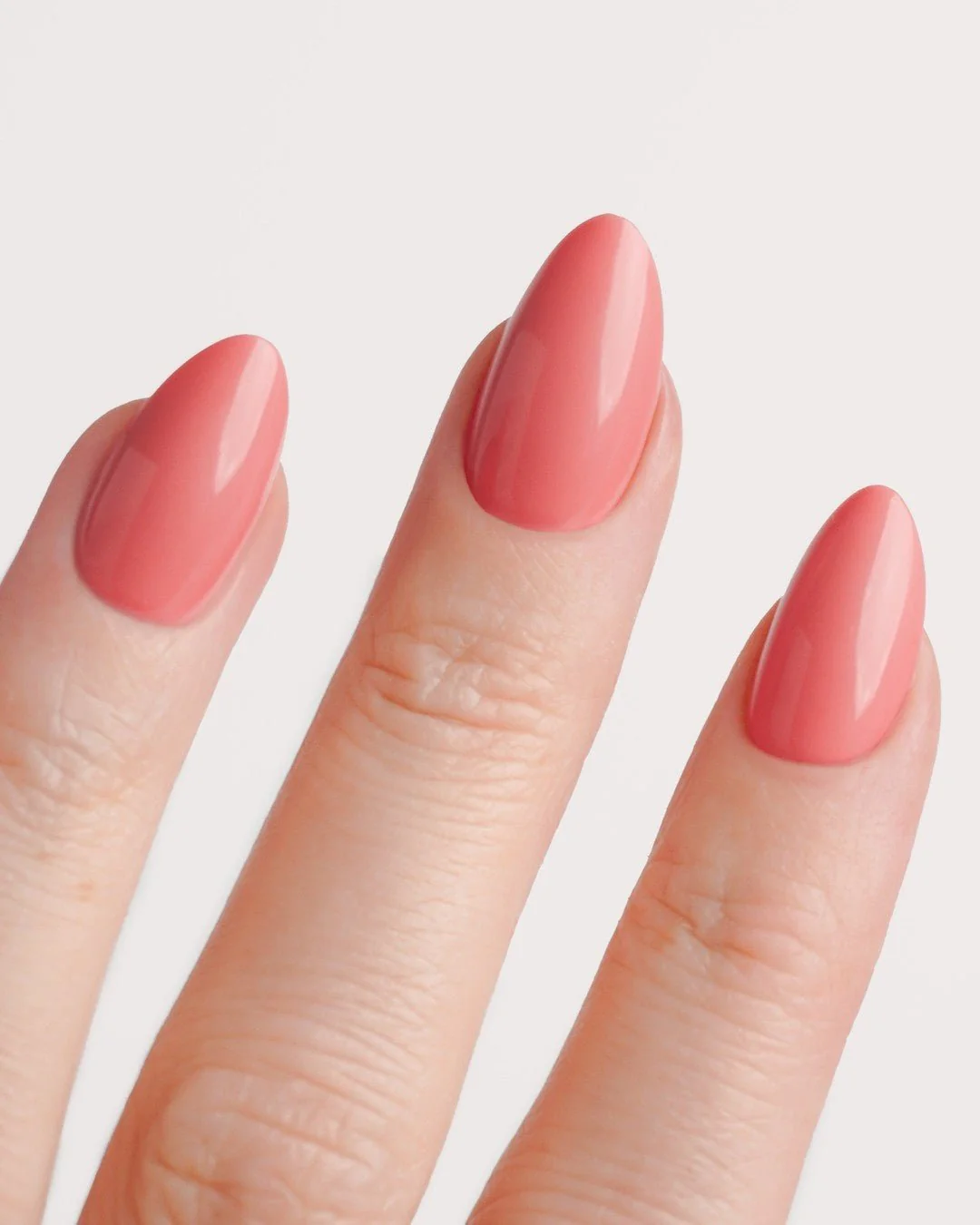Peach Please Short Almond Soft Gel Press Ons - Image 2