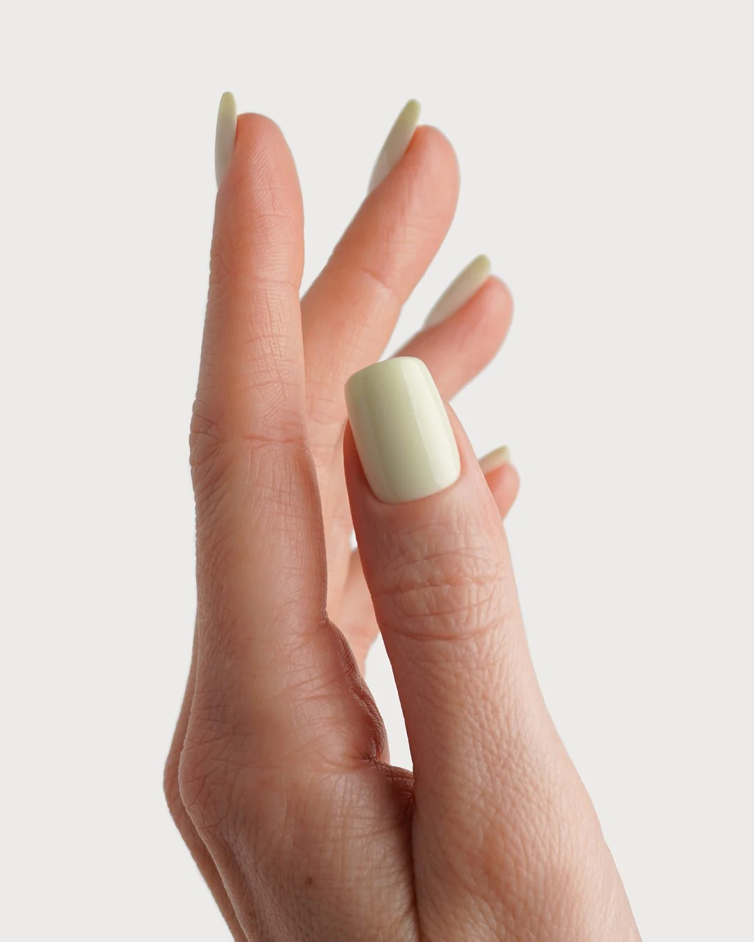 Pistachio Short Square Soft Gel Press Ons - Image 4