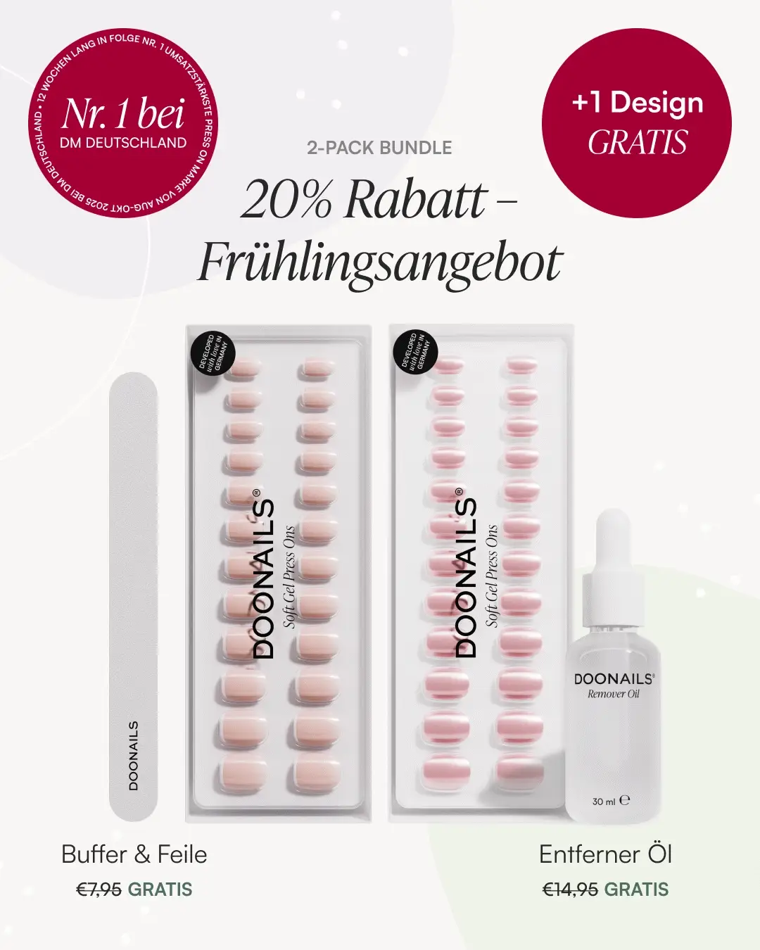 Frühling Starter Set - Soft Gel Press Ons - Image 26