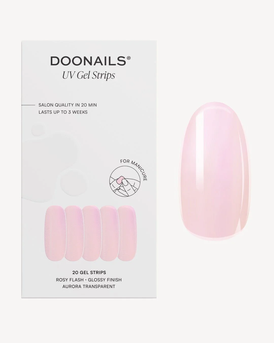 Rosy Flash Gel Strips