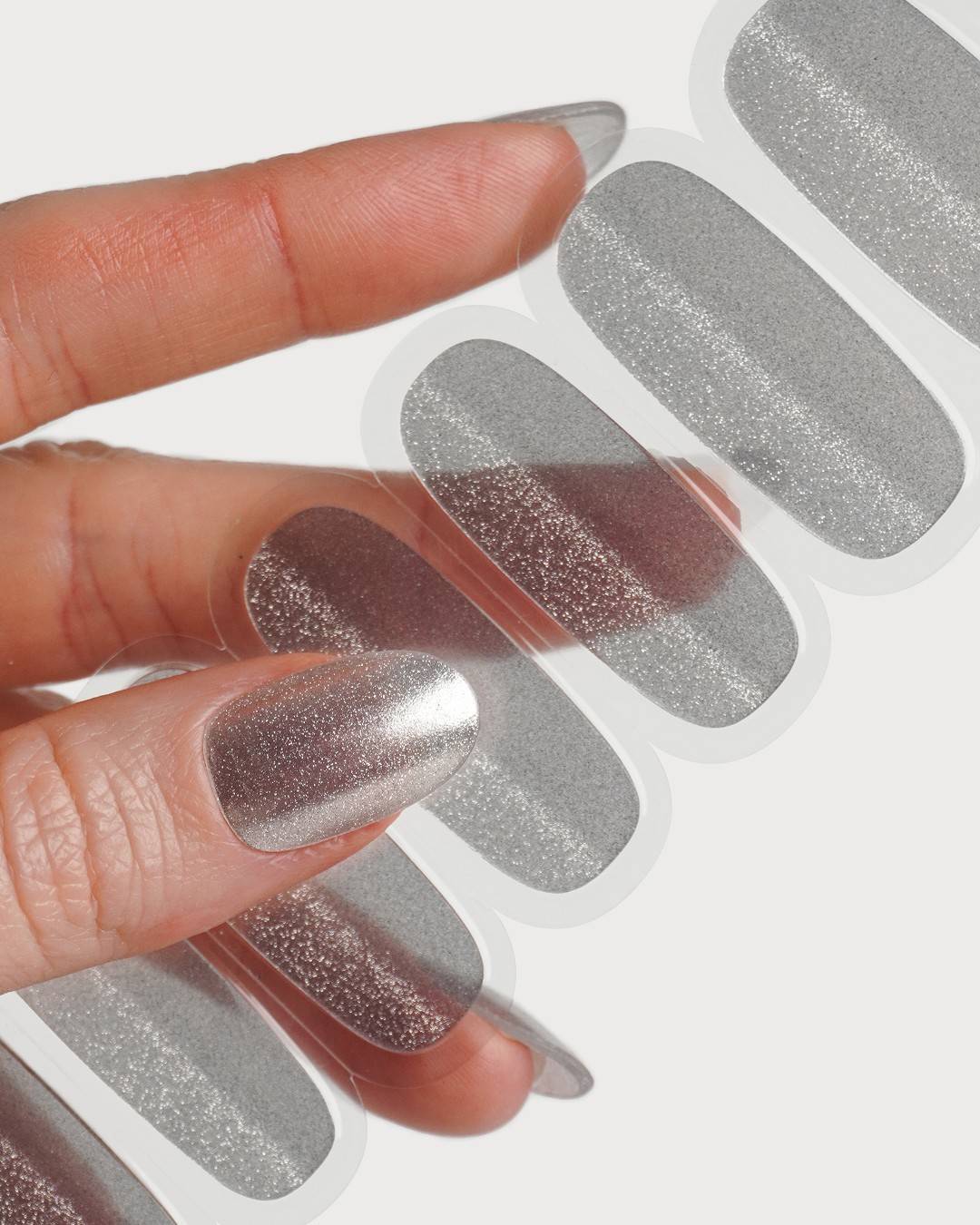 Silver Cat Eye Gel Strips - Image 5