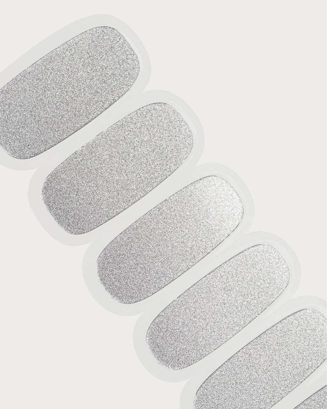 Silver Shimmer Gel Strips - Image 5