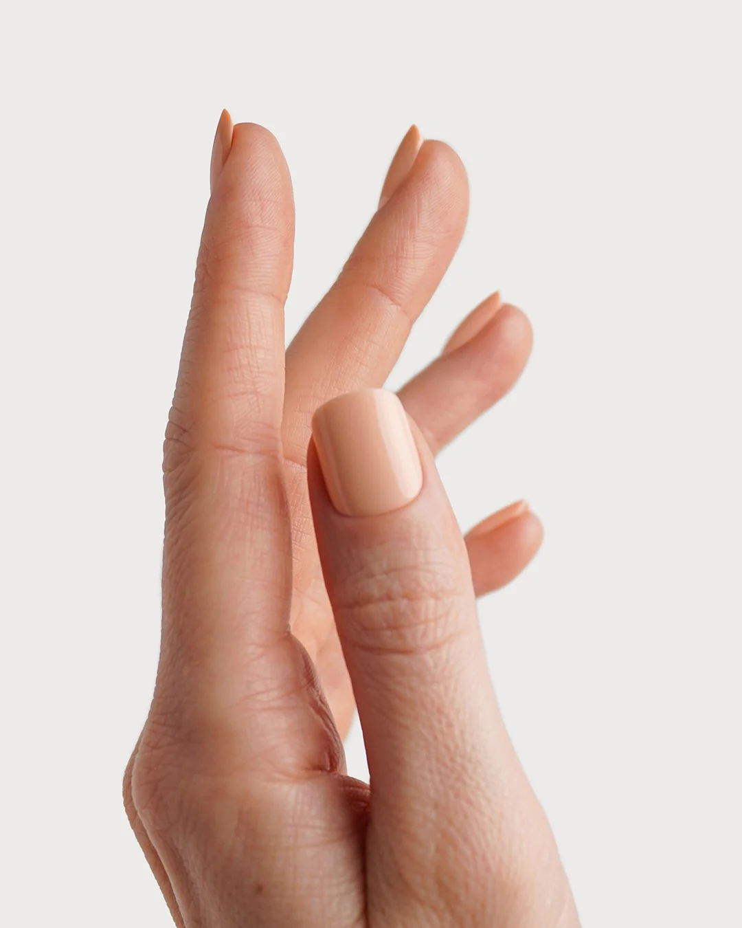 Soft Apricot Extra Short Square Soft Gel Press Ons - Image 4