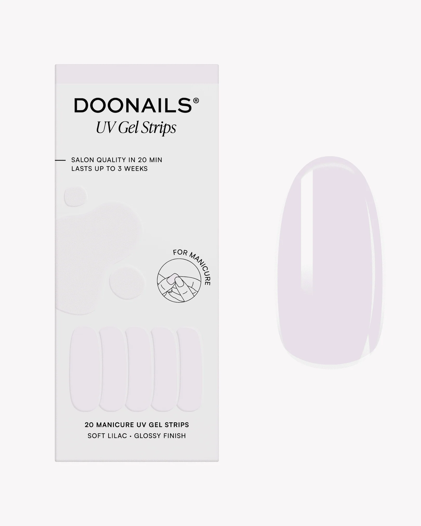 Soft Lilac Gel Strips